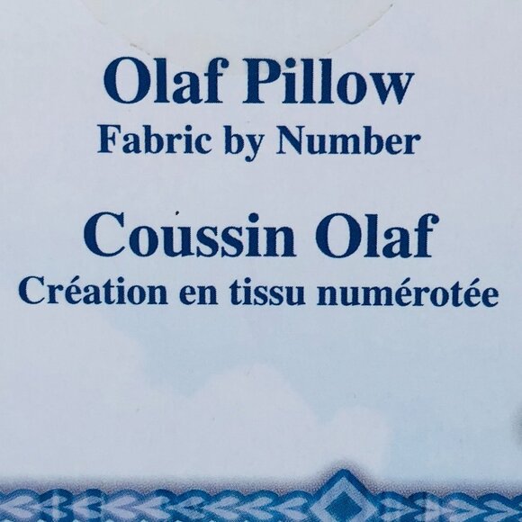 PlushCraft Disney Frozen Olaf Pillow Fabric by Number 322 Pcs New Sealed Age 5+ - Picture 14 of 16